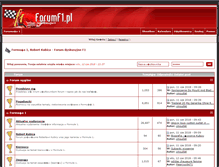 Tablet Screenshot of forumf1.pl